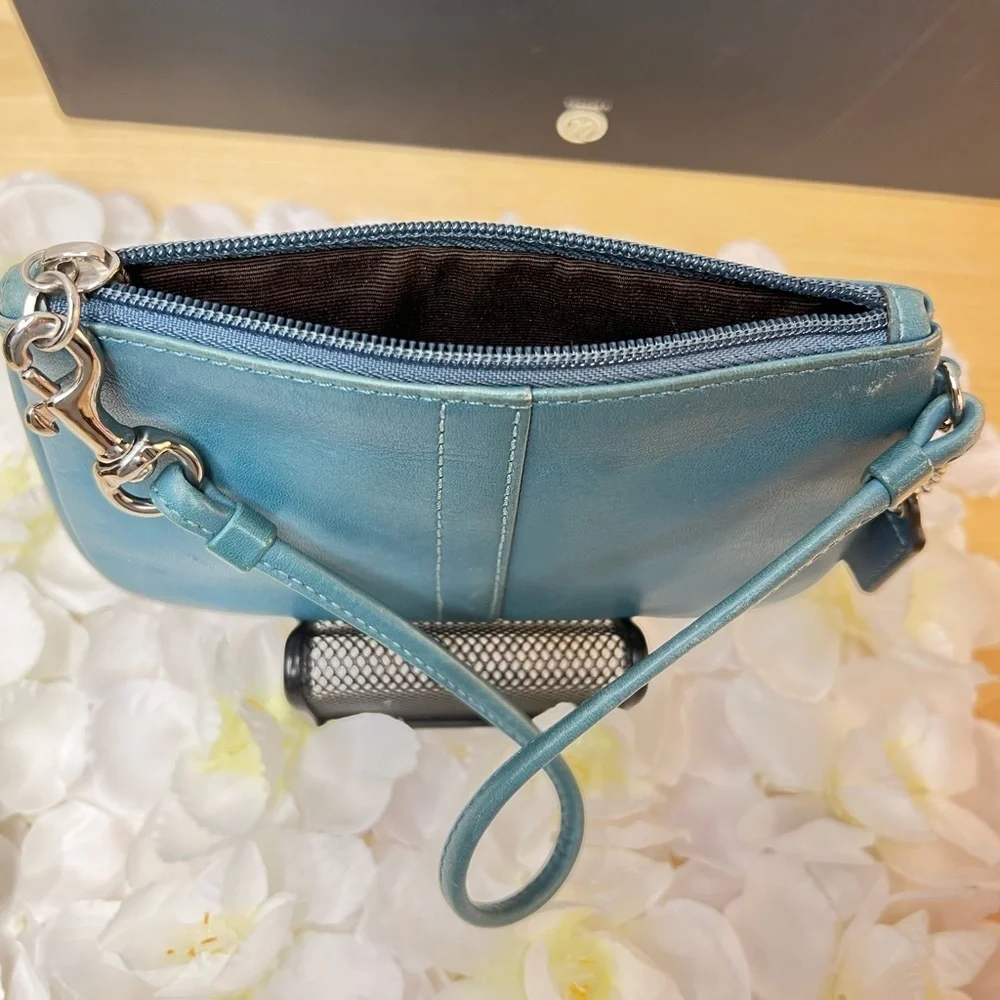 Coach Legacy Leather Small Wristlet. design is  featured during Coach’s 65th